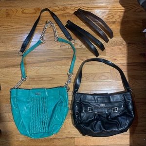 Set of 2 Miche handbags with interchangeable straps